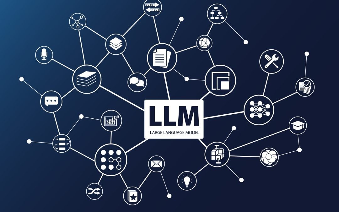 LLM Large Language Model ilustration